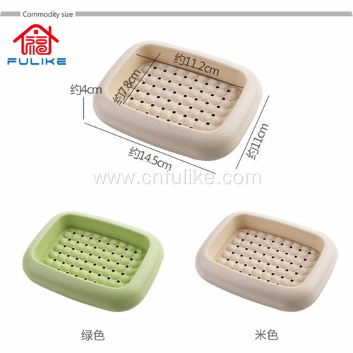 Natural Bamboo Fiber Bathroom Soap Tray